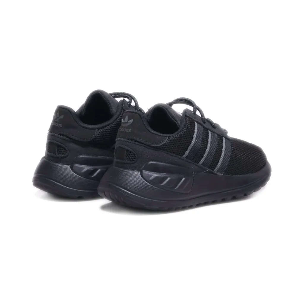 Adidas La Trainer Lite C Sport Shoes Fabric Black Colour For Kids