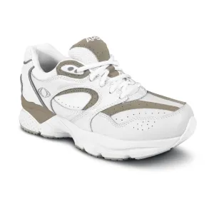 Apex X821m Lenex Walker Men's Lace Shoe In White/grey