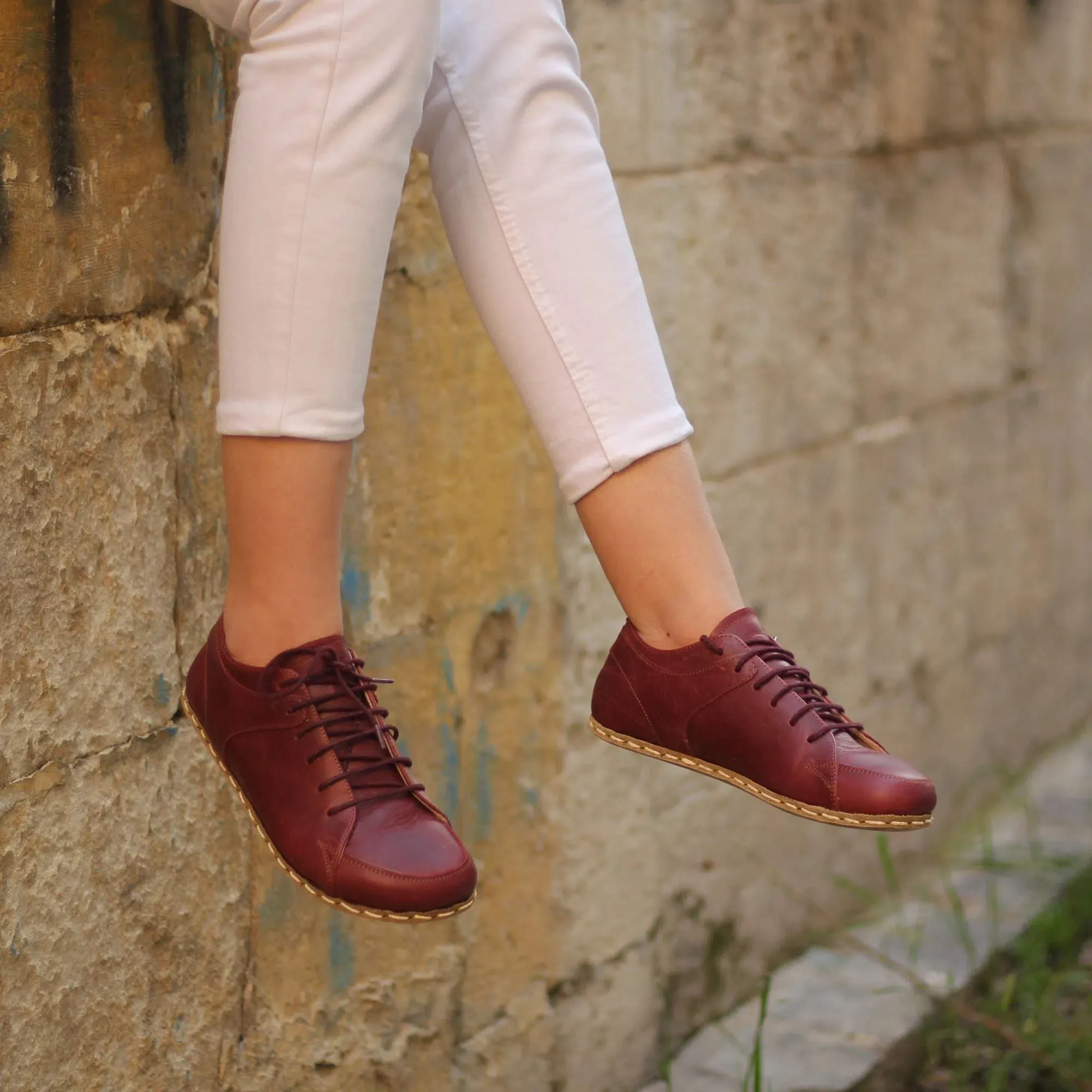 Barefoot Sneaker Burgundy for Women