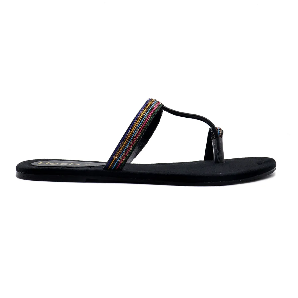 Black Casual Chappal 000360