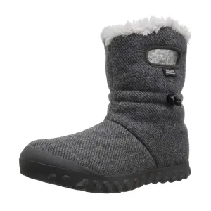 Bogs Women's Snow Boot - B-Moc Charcoal Insulated | 72106-013