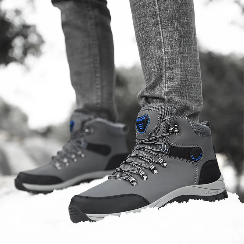 Boots Hiking Lace-up Shoes Winter Snow