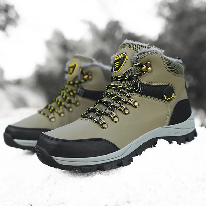 Boots Hiking Lace-up Shoes Winter Snow