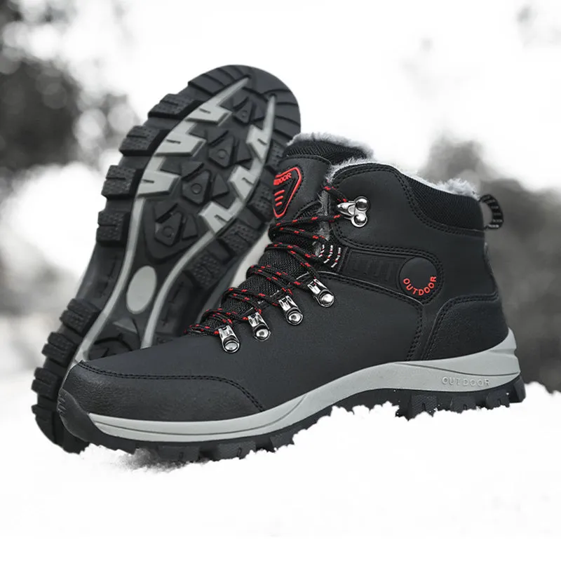 Boots Hiking Lace-up Shoes Winter Snow