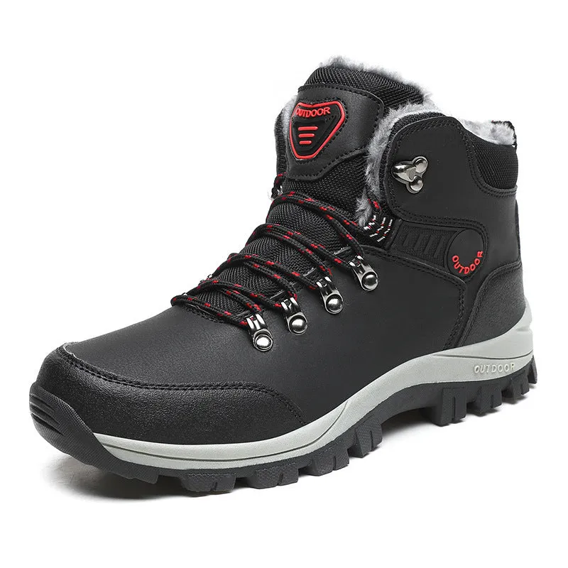 Boots Hiking Lace-up Shoes Winter Snow