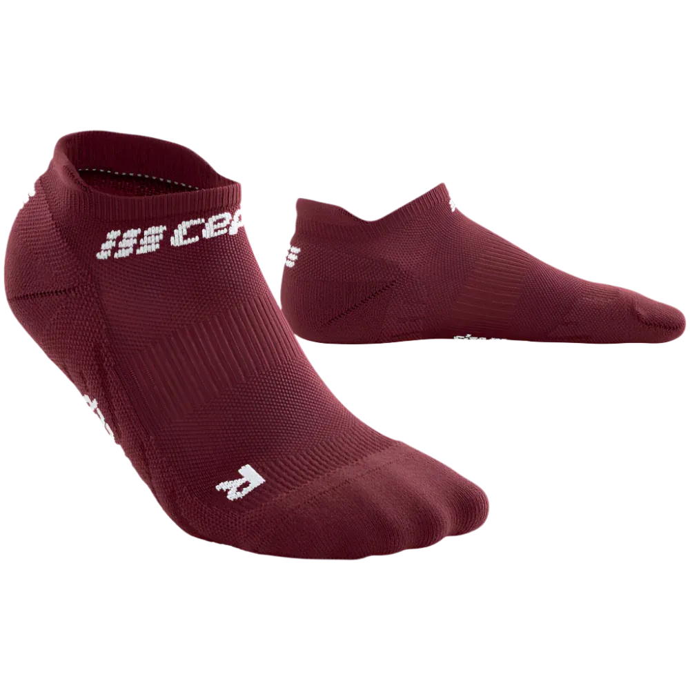 CEP | The Run No Show Socks 4.0 | Women's | Dark Red