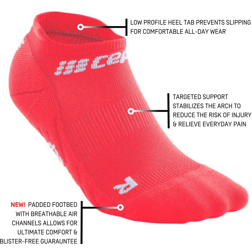 CEP | The Run No Show Socks 4.0 | Women's | Pink