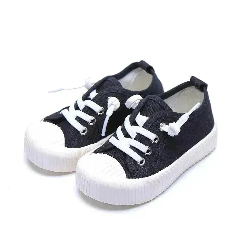 Children's Shoes Elastic Canvas Shoes Comfortable Casual Shoes