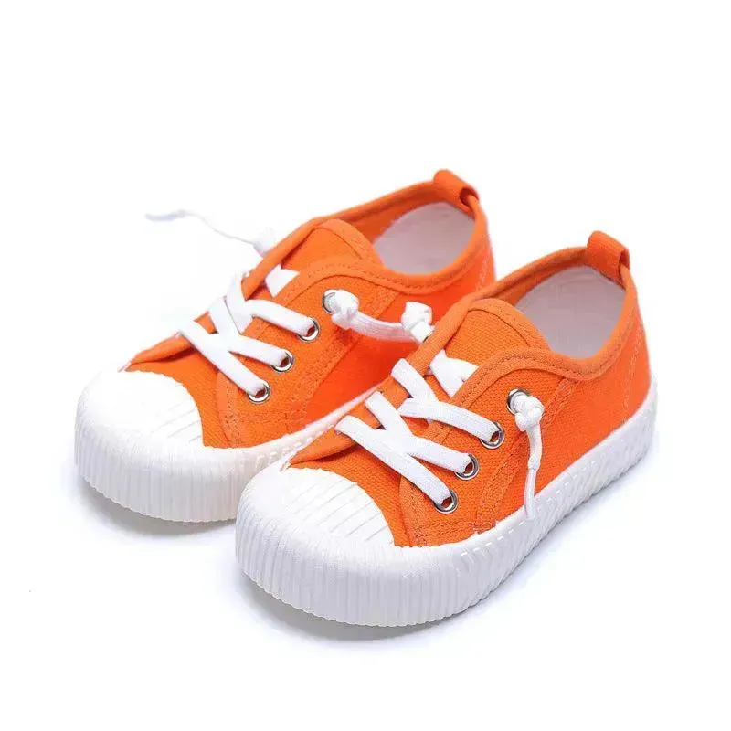 Children's Shoes Elastic Canvas Shoes Comfortable Casual Shoes