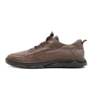 Desa Low-Top Sneakers Leather Brown Colour For Men