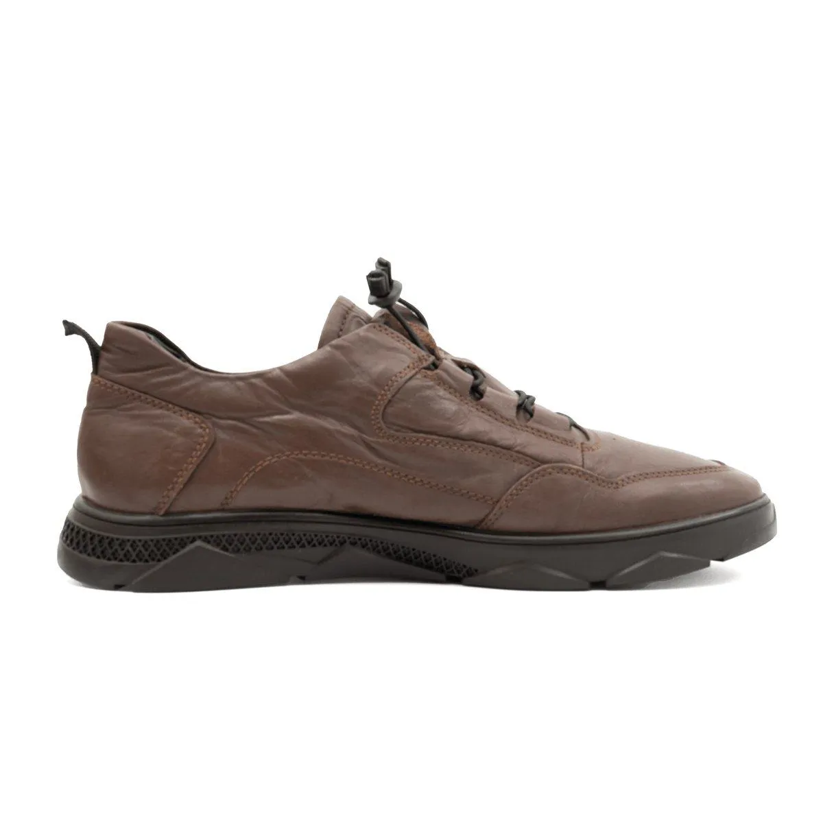 Desa Low-Top Sneakers Leather Brown Colour For Men