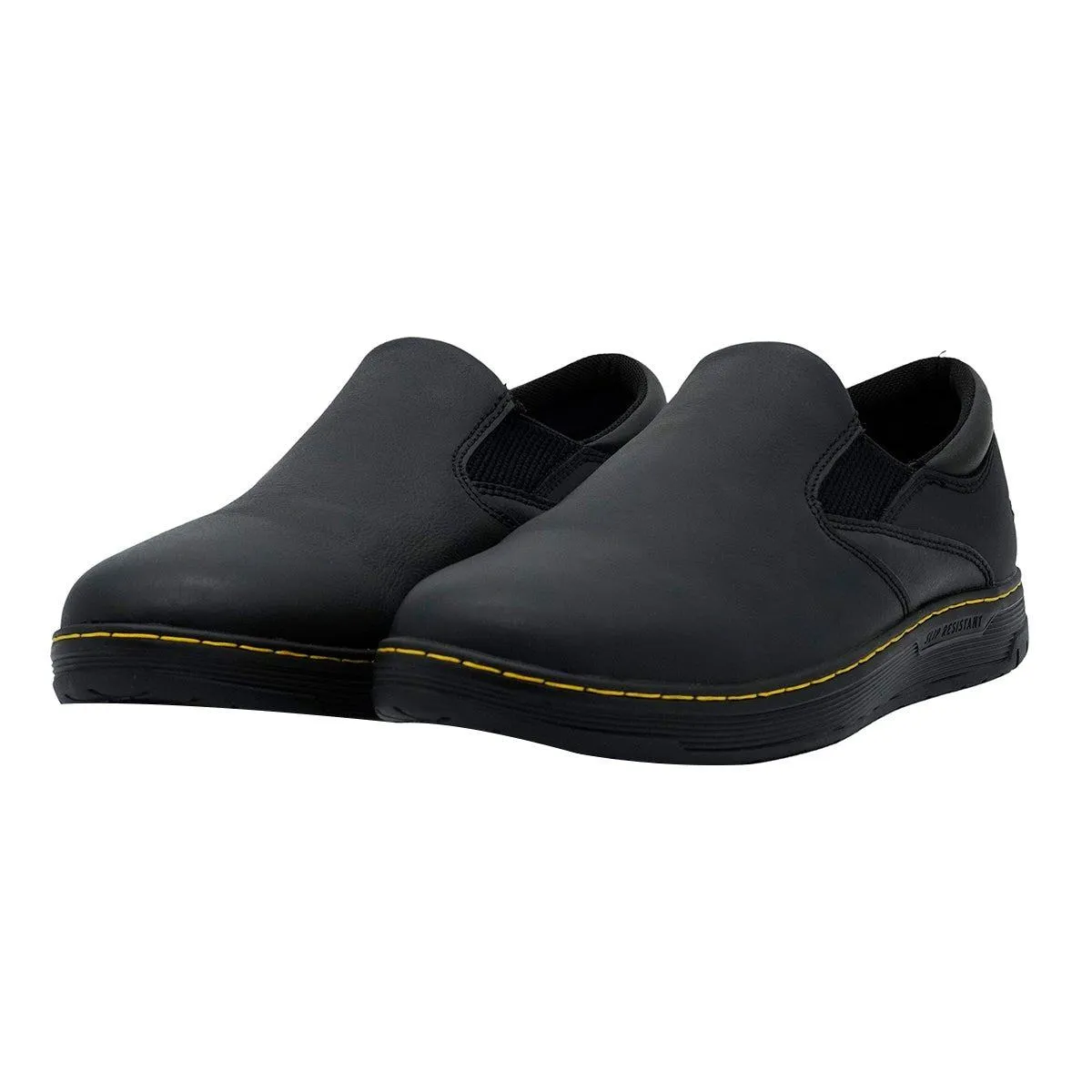 Dr. Martens Safety Loafers Smooth Leather Black Colour For Men