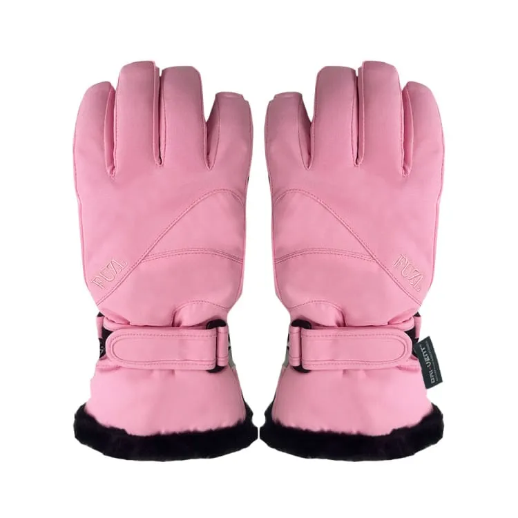 Fuzl Women Fur Snow Glove-PINK