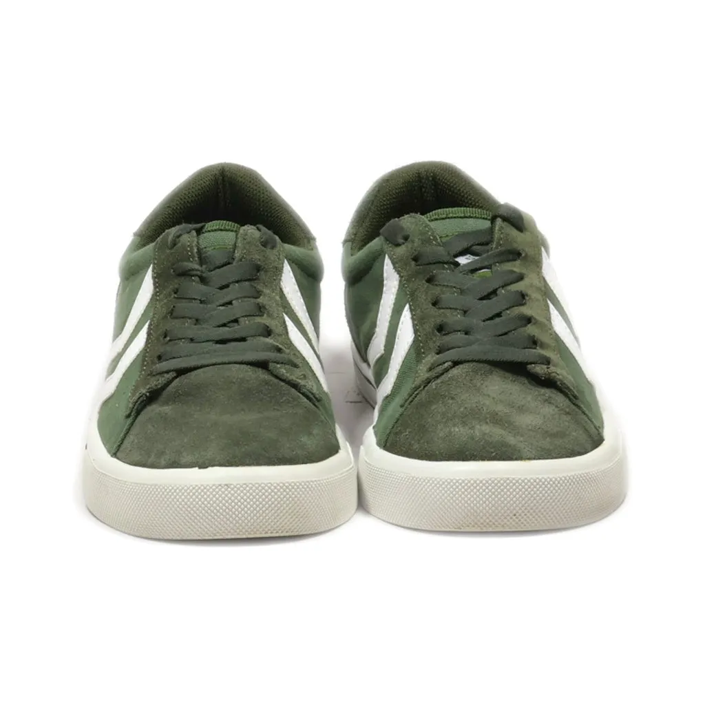 Hummel Low-Top Sneakers Suede Green Colour For Men