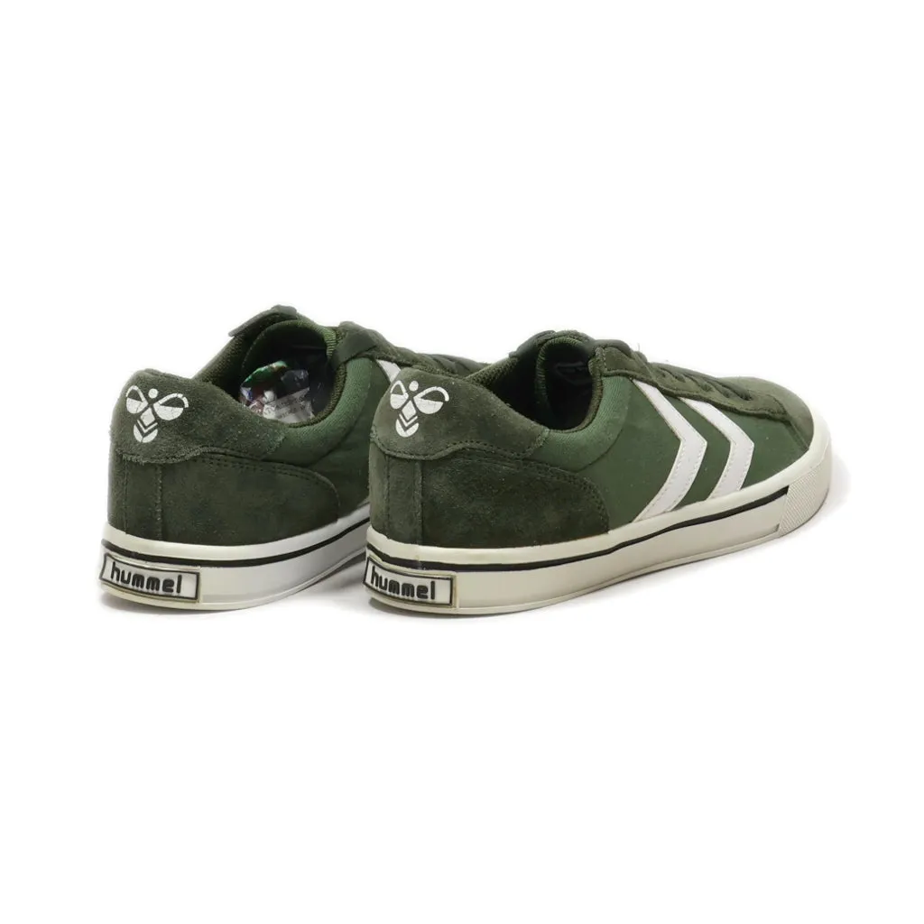 Hummel Low-Top Sneakers Suede Green Colour For Men