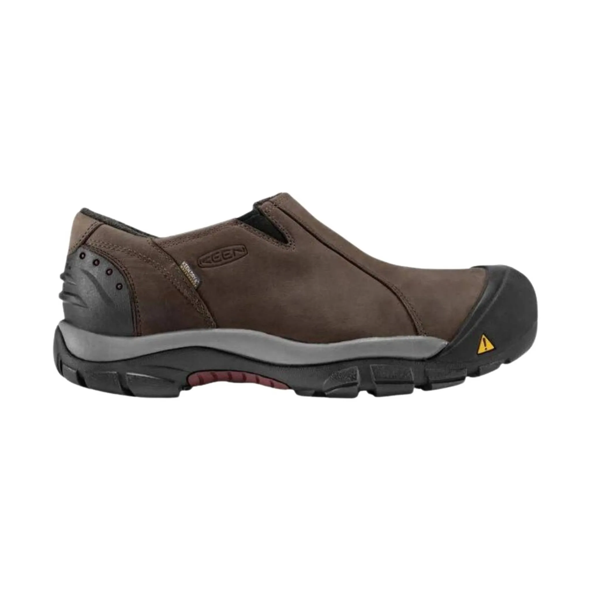 KEEN Men's Brixen Waterproof Low - Slate Black/Madder Brown