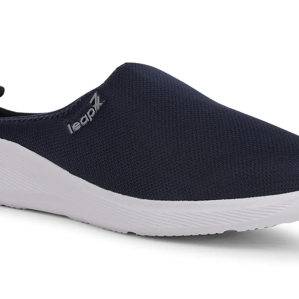 Leap7x Casual Navy Blue Slip-on Mule For Men VESTER-1 By Liberty