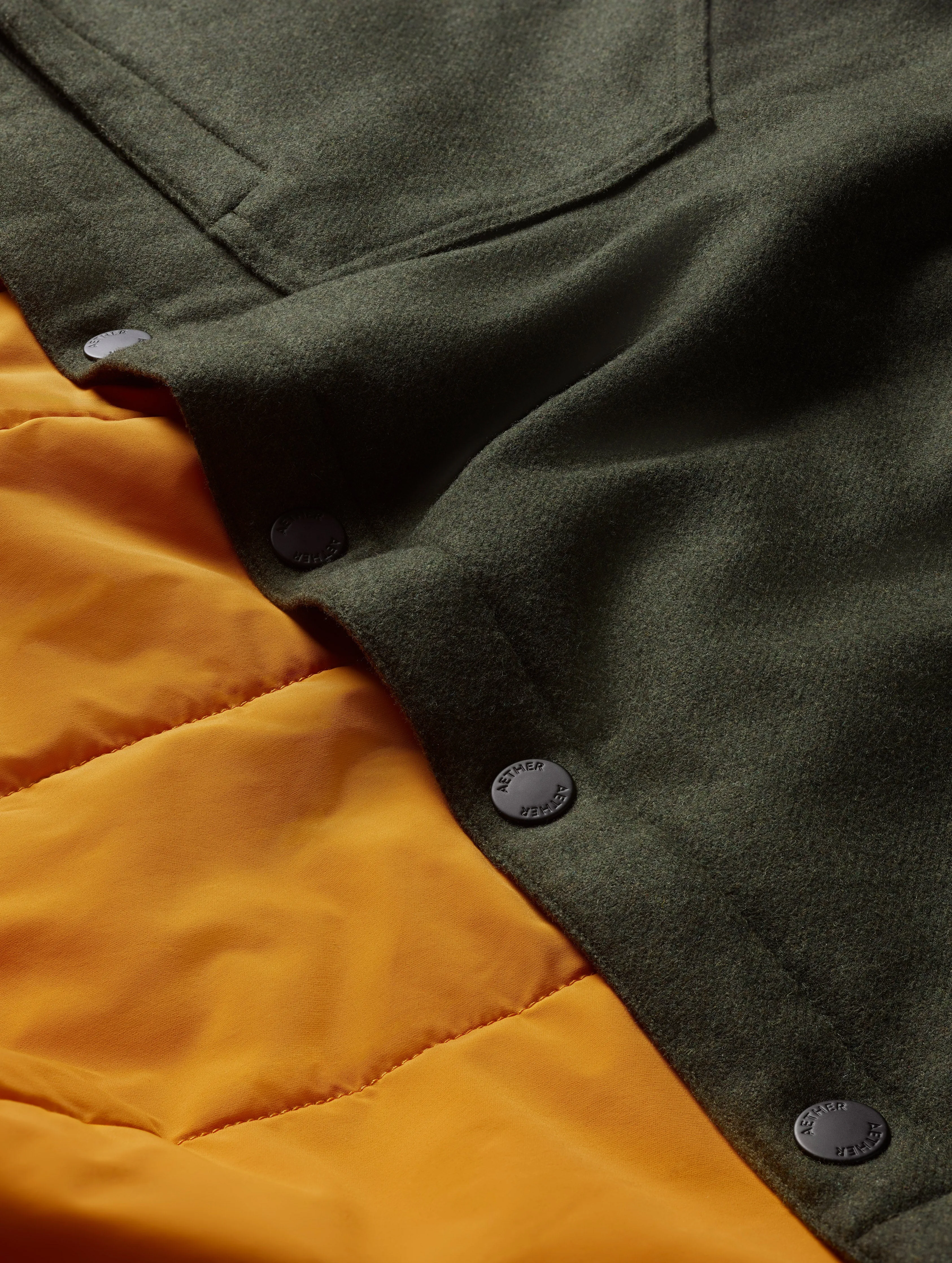 Nova Insulated Button-Down - Command Green Heather