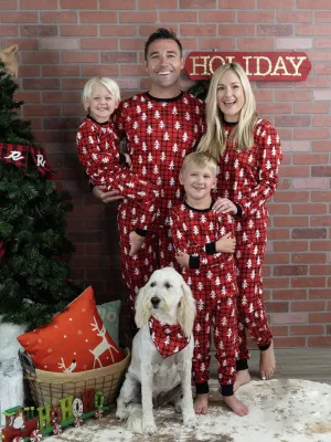 Parent-Child Clothing Family Pack Christmas Clothes European And American Style Pajamas Home wear Family pajamas set