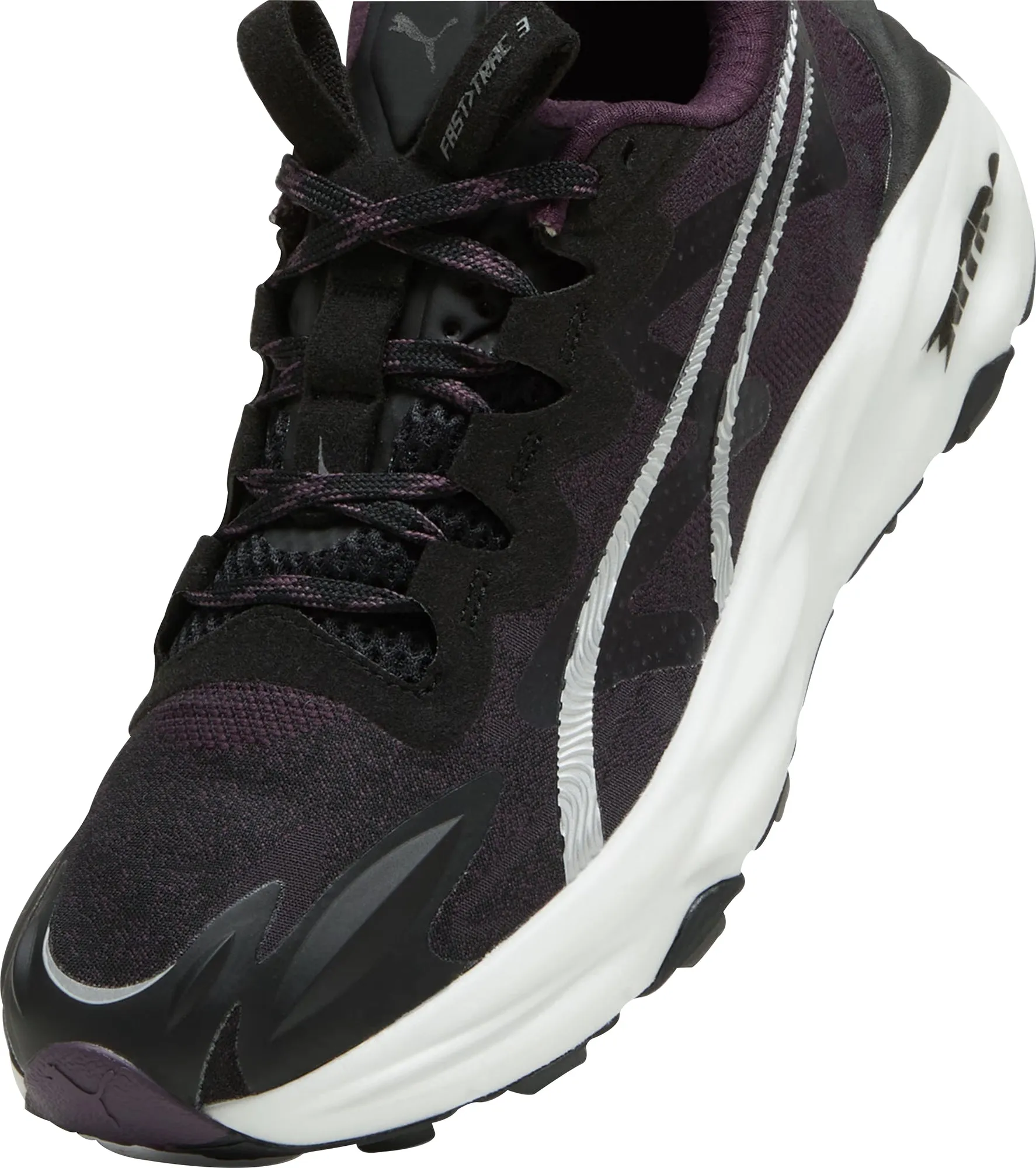 Puma Fast-Trac Nitro 3 Womens Trail Running Shoes - Black