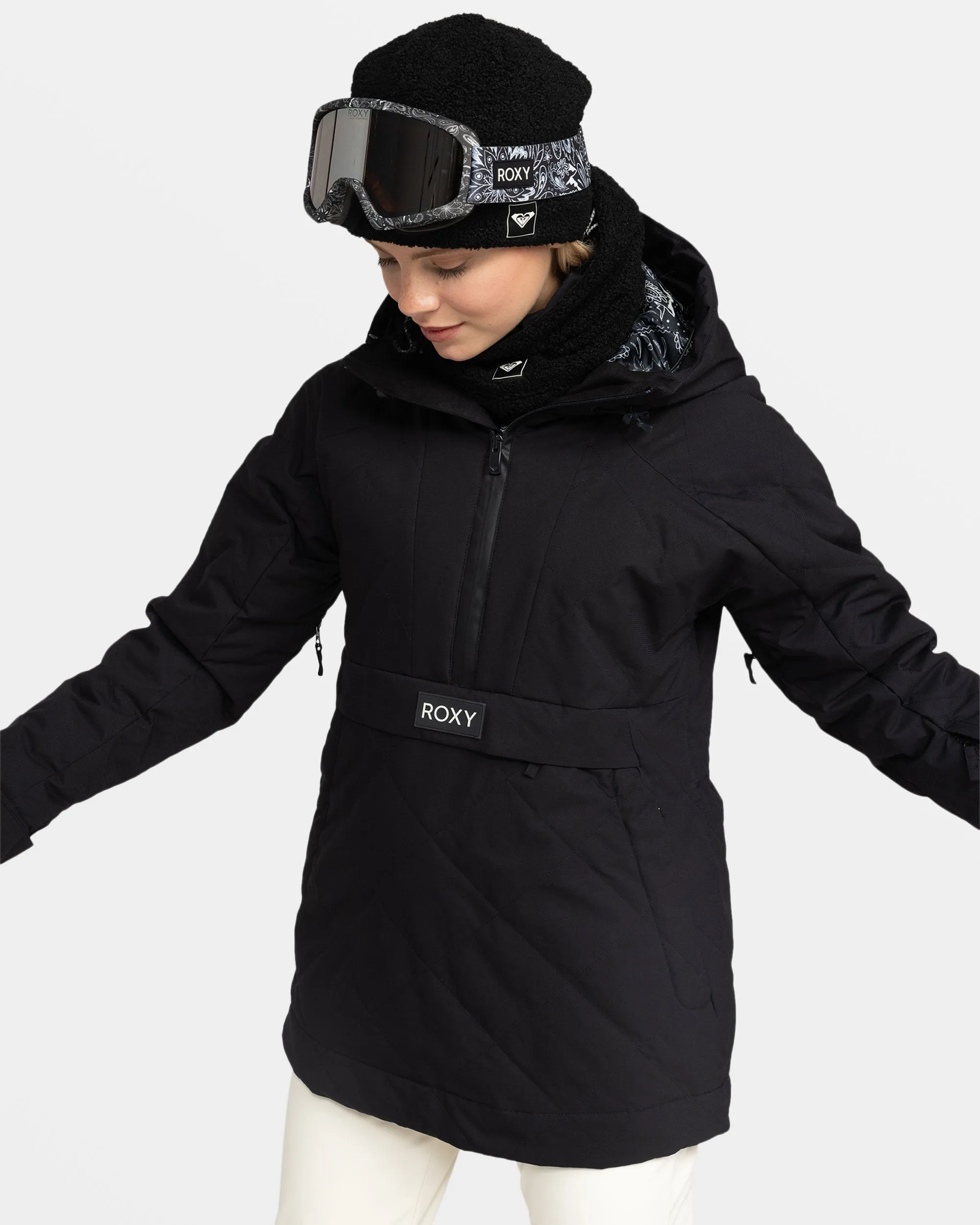 Radiant Lines Overhead Snow Jacket - True Black