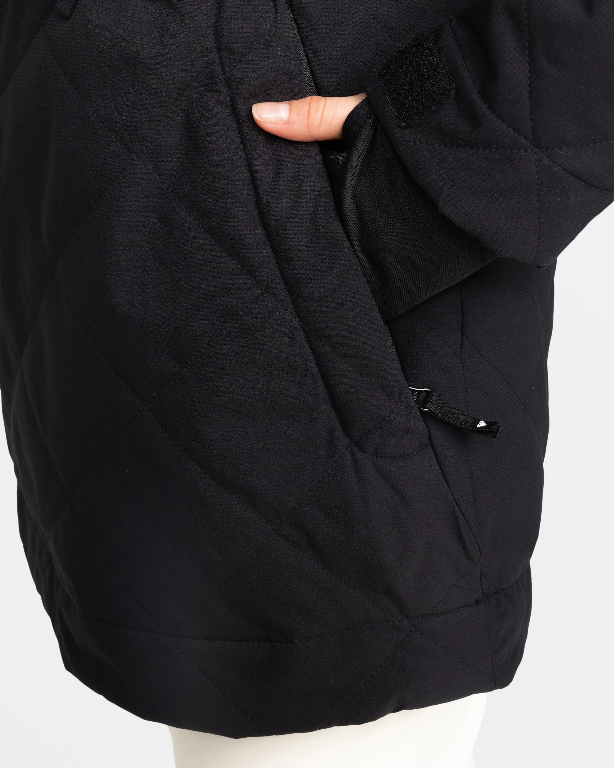 Radiant Lines Overhead Snow Jacket - True Black