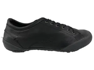 Rilassare Tick Work Leather Shoe Black