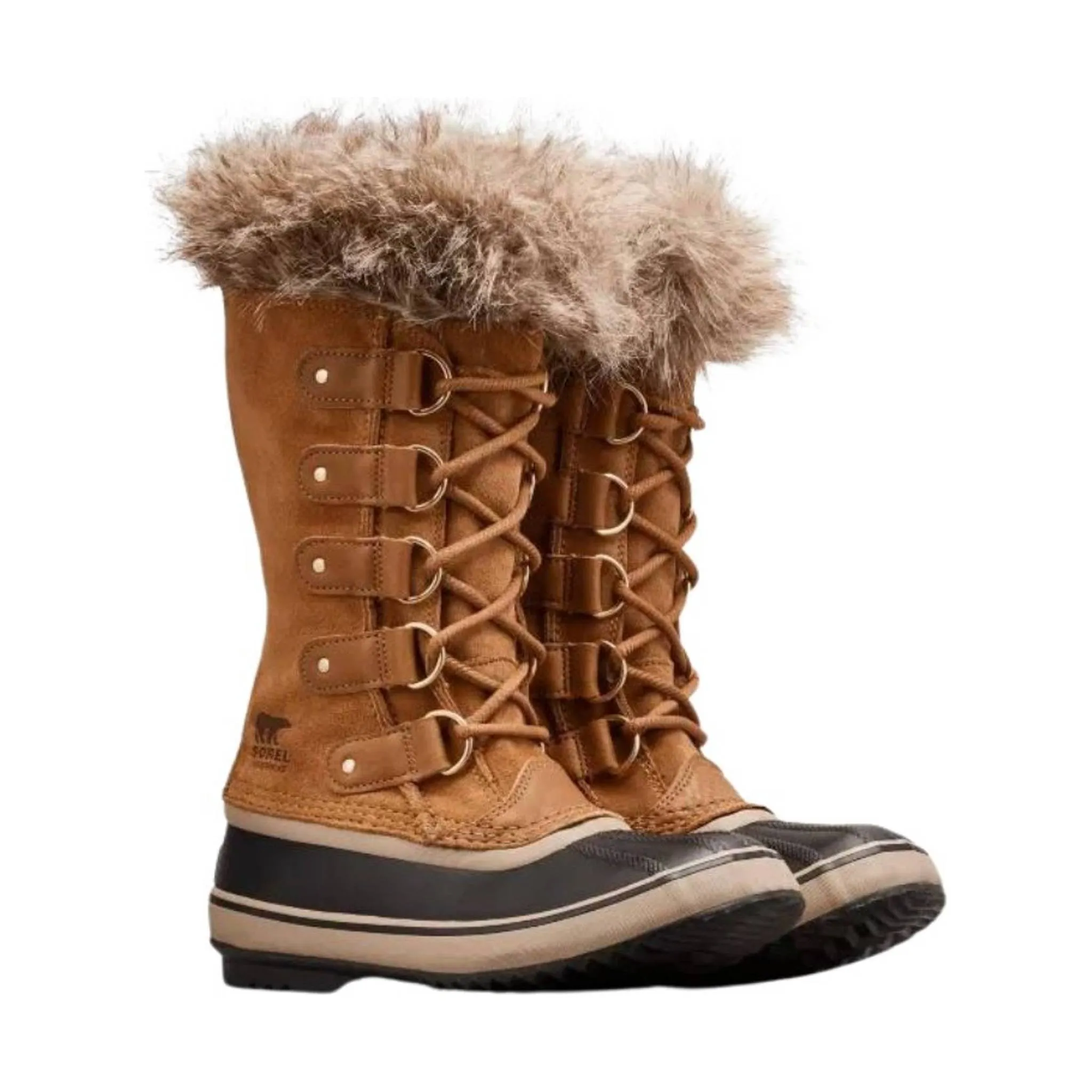 Sorel Women's Joan of Arctic Boots- Camel Brown/Black