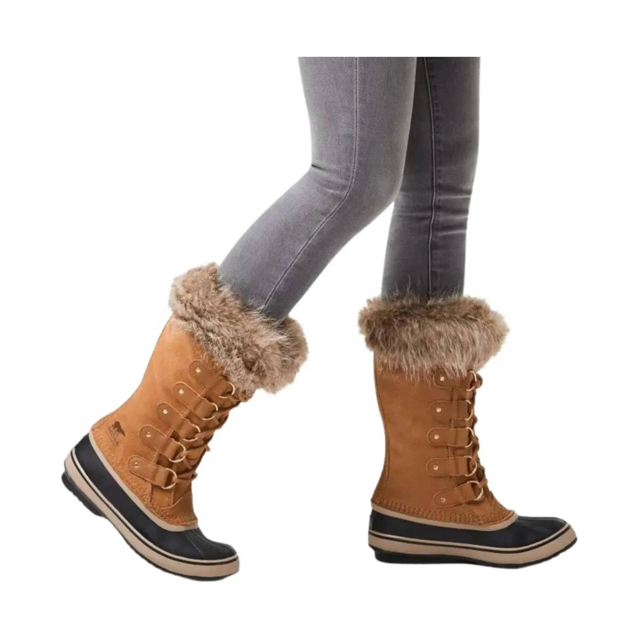 Sorel Women's Joan of Arctic Boots- Camel Brown/Black