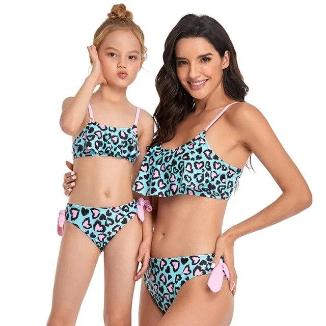 Trendy Family Swimwear For Hot Mom & Daughter