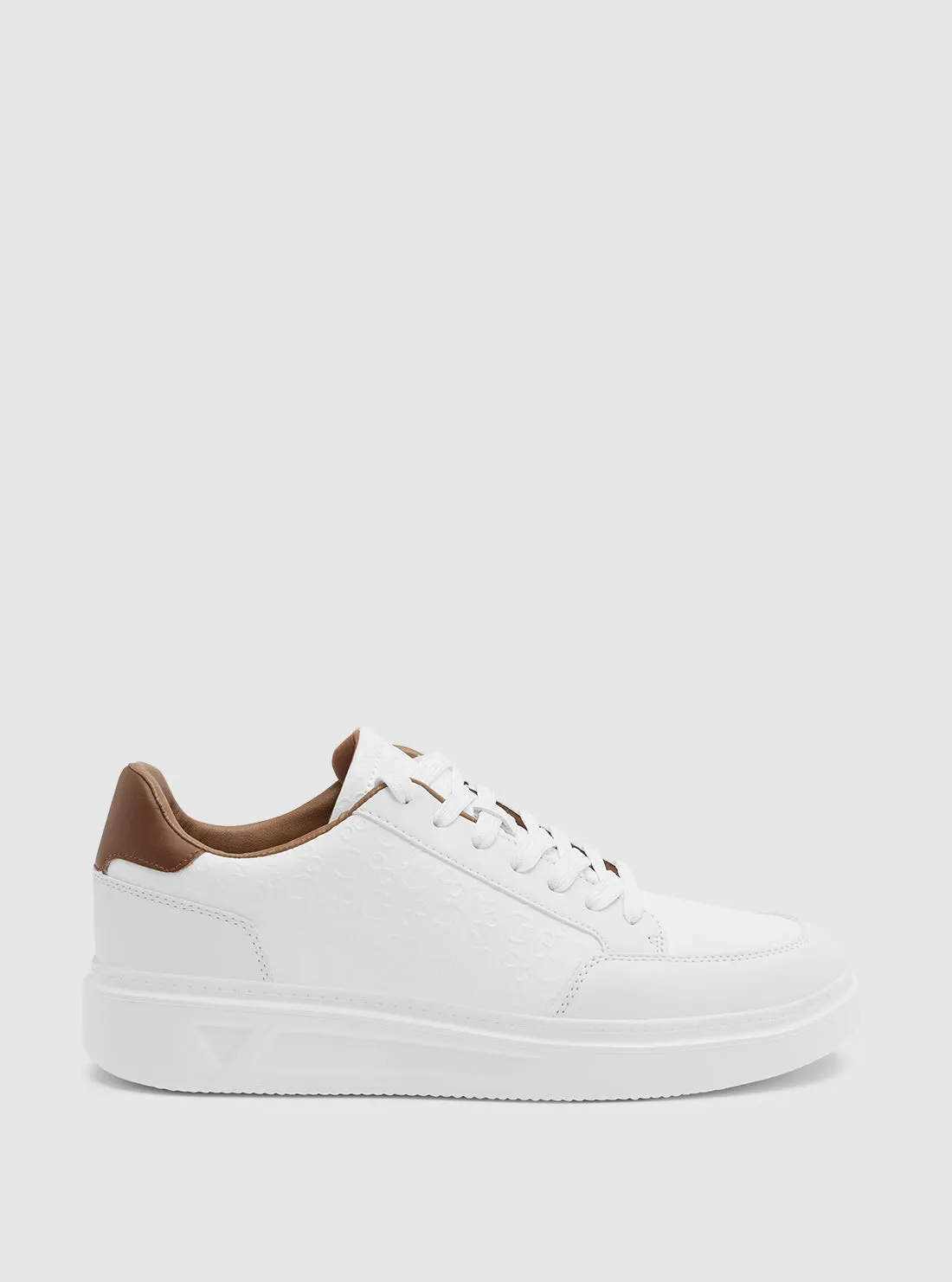 White Creve Low-Top Sneakers